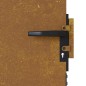 vidaXL Puerta de jardín acero corten 85x150 cm