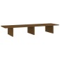 vidaXL Soporte de monitor madera maciza pino marrón miel 100x27x15 cm vidaXL Soporte de monitor madera maciza pino marrón miel 100x27x15 cm