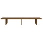 vidaXL Soporte de monitor madera maciza pino marrón miel 100x27x15 cm vidaXL Soporte de monitor madera maciza pino marrón miel 100x27x15 cm