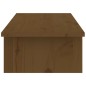 vidaXL Soporte de monitor madera maciza pino marrón miel 100x27x15 cm vidaXL Soporte de monitor madera maciza pino marrón miel 100x27x15 cm