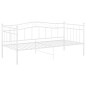 vidaXL Estructura de sofá cama metal blanco 90x200 cm vidaXL Estructura de sofá cama metal blanco 90x200 cm