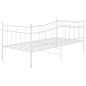 vidaXL Estructura de sofá cama metal blanco 90x200 cm vidaXL Estructura de sofá cama metal blanco 90x200 cm
