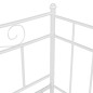 vidaXL Estructura de sofá cama metal blanco 90x200 cm vidaXL Estructura de sofá cama metal blanco 90x200 cm