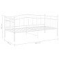 vidaXL Estructura de sofá cama metal blanco 90x200 cm vidaXL Estructura de sofá cama metal blanco 90x200 cm