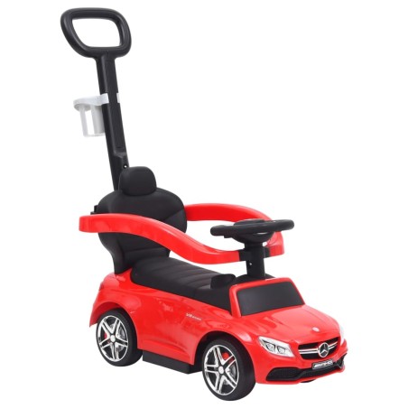 vidaXL Coche de empuje para niños Mercedes Benz C63 rojo