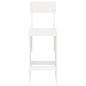 vidaXL Taburetes de cocina 2 uds madera pino blanco 40x48,5x115,5 cm vidaXL Taburetes de cocina 2 uds madera pino blanco 40x48,5x115,5 cm