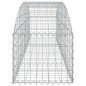 vidaXL Cesta de gaviones forma arco hierro galvanizado 200x50x40/60 cm vidaXL Cesta de gaviones forma arco hierro galvanizado 200x50x40/60 cm