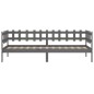 vidaXL Sofá cama madera maciza de pino gris 90x190 cm vidaXL Sofá cama madera maciza de pino gris 90x190 cm