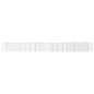 vidaXL Arriate de gaviones forma arco hierro galvanizado 800x50x100 cm vidaXL Arriate de gaviones forma arco hierro galvanizado 800x50x100 cm