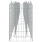 vidaXL Arriate de gaviones forma arco hierro galvanizado 800x50x100 cm vidaXL Arriate de gaviones forma arco hierro galvanizado 800x50x100 cm