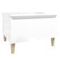 vidaXL Mesas auxiliares 2 uds contrachapada blanco brillo 50x46x35 cm vidaXL Mesas auxiliares 2 uds contrachapada blanco brillo 50x46x35 cm