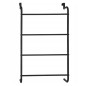 Bathroom Solutions Toallero colgante para puertas metal negro Bathroom Solutions Toallero colgante para puertas metal negro