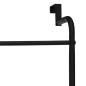 Bathroom Solutions Toallero colgante para puertas metal negro Bathroom Solutions Toallero colgante para puertas metal negro