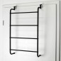 Bathroom Solutions Toallero colgante para puertas metal negro Bathroom Solutions Toallero colgante para puertas metal negro