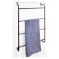Bathroom Solutions Toallero colgante para puertas metal negro Bathroom Solutions Toallero colgante para puertas metal negro