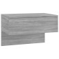 vidaXL Mesita de noche de pared 2 uds color gris Sonoma vidaXL Mesita de noche de pared 2 uds color gris Sonoma