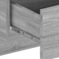 vidaXL Mesita de noche de pared 2 uds color gris Sonoma vidaXL Mesita de noche de pared 2 uds color gris Sonoma