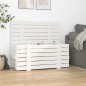 vidaXL Caja de almacenaje madera maciza de pino blanco 91x40,5x42 cm vidaXL Caja de almacenaje madera maciza de pino blanco 91x40,5x42 cm