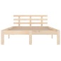 vidaXL Estructura de cama madera maciza 120x190 cm vidaXL Estructura de cama madera maciza 120x190 cm