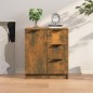vidaXL Aparador madera contrachapada color roble ahumado 60x30x70 cm vidaXL Aparador madera contrachapada color roble ahumado 60x30x70 cm