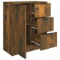 vidaXL Aparador madera contrachapada color roble ahumado 60x30x70 cm vidaXL Aparador madera contrachapada color roble ahumado 60x30x70 cm