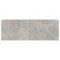 vidaXL Armario pared madera contrachapada gris hormigón 100x36,5x35 cm vidaXL Armario pared madera contrachapada gris hormigón 100x36,5x35 cm