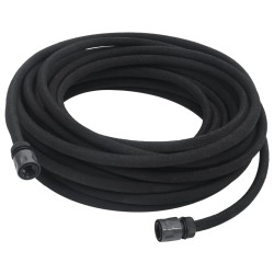 vidaXL Manguera porosa para jardín caucho negro 16 mm 25 m