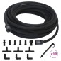 vidaXL Manguera porosa para jardín caucho negro 16 mm 25 m vidaXL Manguera porosa para jardín caucho negro 16 mm 25 m
