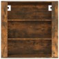 vidaXL Armario de pared madera contrachapada roble ahumado 80x33x80 cm vidaXL Armario de pared madera contrachapada roble ahumado 80x33x80 cm