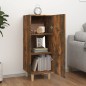 vidaXL Aparador madera contrachapada roble ahumado 34,5x34x90 cm vidaXL Aparador madera contrachapada roble ahumado 34,5x34x90 cm
