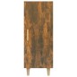 vidaXL Aparador madera contrachapada roble ahumado 34,5x34x90 cm vidaXL Aparador madera contrachapada roble ahumado 34,5x34x90 cm