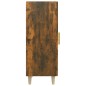 vidaXL Aparador madera contrachapada roble ahumado 34,5x34x90 cm vidaXL Aparador madera contrachapada roble ahumado 34,5x34x90 cm
