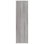 vidaXL Aparador de madera contrachapada gris Sonoma 80x30x106 cm