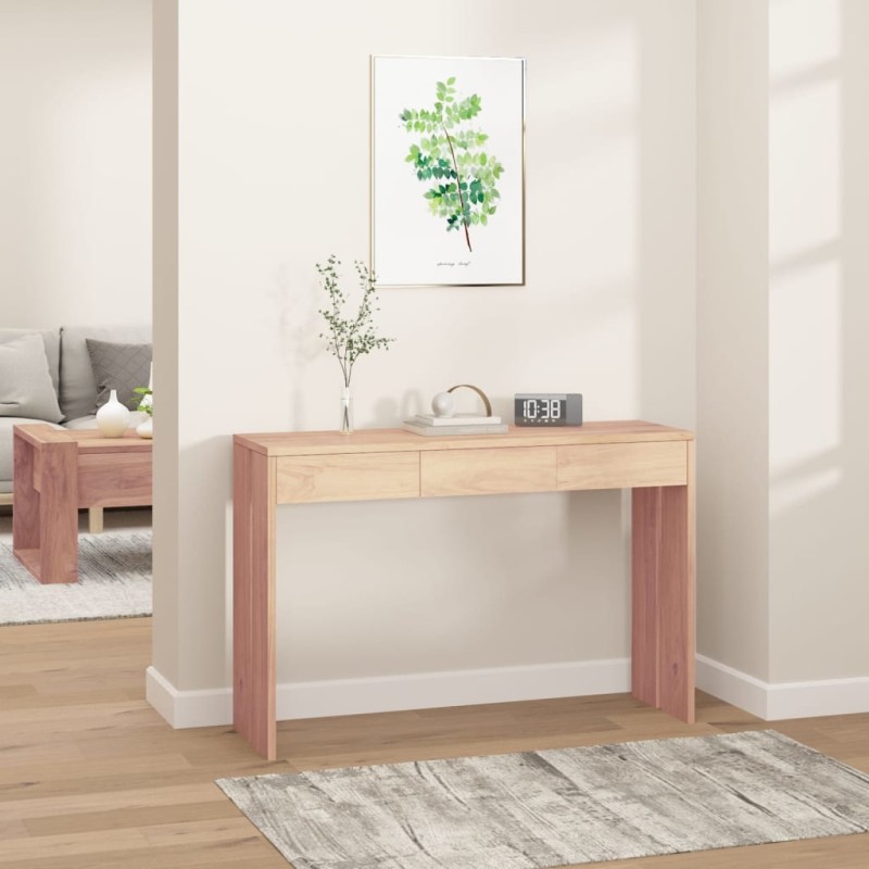 vidaXL Mesa consola de madera maciza de teca 110x35x75 cm vidaXL Mesa consola de madera maciza de teca 110x35x75 cm