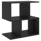vidaXL Mesita de noche madera contrachapada negro 50x30x51,5cm vidaXL Mesita de noche madera contrachapada negro 50x30x51,5cm