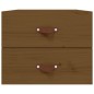 vidaXL Mesitas de noche de pared 2 uds marrón miel 50x36x40 cm vidaXL Mesitas de noche de pared 2 uds marrón miel 50x36x40 cm