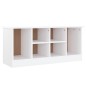 vidaXL Banco zapatero ALTA madera maciza de pino blanco 100x35x45 cm vidaXL Banco zapatero ALTA madera maciza de pino blanco 100x35x45 cm