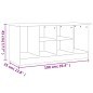 vidaXL Banco zapatero ALTA madera maciza de pino blanco 100x35x45 cm vidaXL Banco zapatero ALTA madera maciza de pino blanco 100x35x45 cm