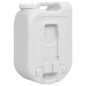 vidaXL Depósito de agua portátil con adaptador gris 24 L vidaXL Depósito de agua portátil con adaptador gris 24 L