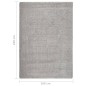vidaXL Alfombra peluda antideslizante gris claro 160x230 cm vidaXL Alfombra peluda antideslizante gris claro 160x230 cm