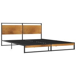 vidaXL Estructura de cama de metal 140x200 cm