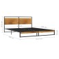 vidaXL Estructura de cama de metal 140x200 cm vidaXL Estructura de cama de metal 140x200 cm