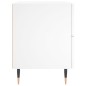 vidaXL Mesita de noche madera de ingeniería blanco 40x35x47,5 cm vidaXL Mesita de noche madera de ingeniería blanco 40x35x47,5 cm