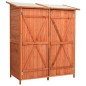 vidaXL Caseta para herramientas de jardín abeto macizo 136x75x160 cm vidaXL Caseta para herramientas de jardín abeto macizo 136x75x160 cm