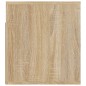 vidaXL Mesita de noche de pared roble Sonoma 50x36x40 cm vidaXL Mesita de noche de pared roble Sonoma 50x36x40 cm