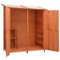 vidaXL Caseta para herramientas de jardín abeto macizo 136x75x160 cm vidaXL Caseta para herramientas de jardín abeto macizo 136x75x160 cm