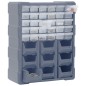 vidaXL Organizador multicajones con 39 cajones 38x16x47 cm vidaXL Organizador multicajones con 39 cajones 38x16x47 cm