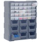 vidaXL Organizador multicajones con 39 cajones 38x16x47 cm vidaXL Organizador multicajones con 39 cajones 38x16x47 cm