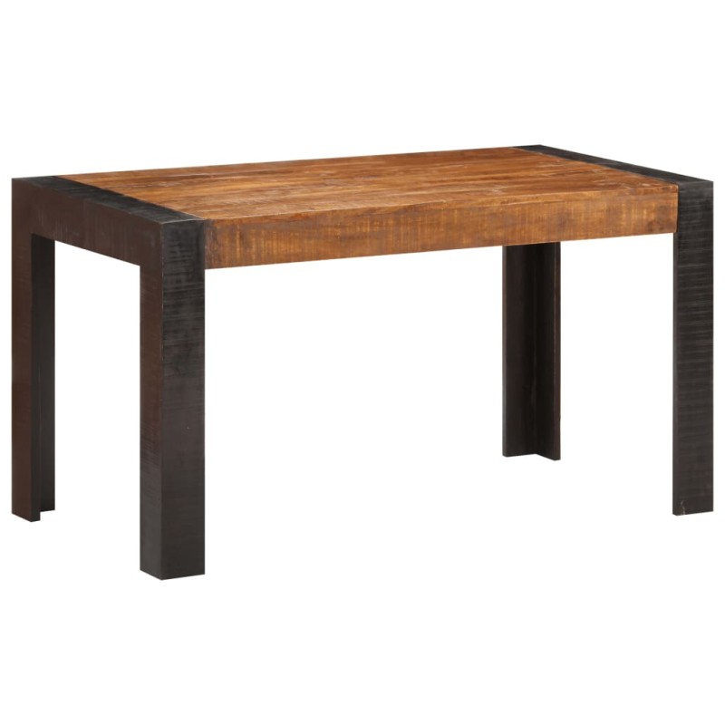 vidaXL Mesa de comedor madera maciza de mango en bruto 140x70x76 cm