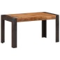vidaXL Mesa de comedor madera maciza de mango en bruto 140x70x76 cm